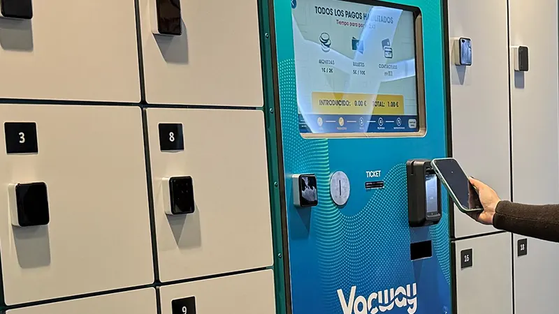 Uso de VACWAYlockers en espacios de ocio